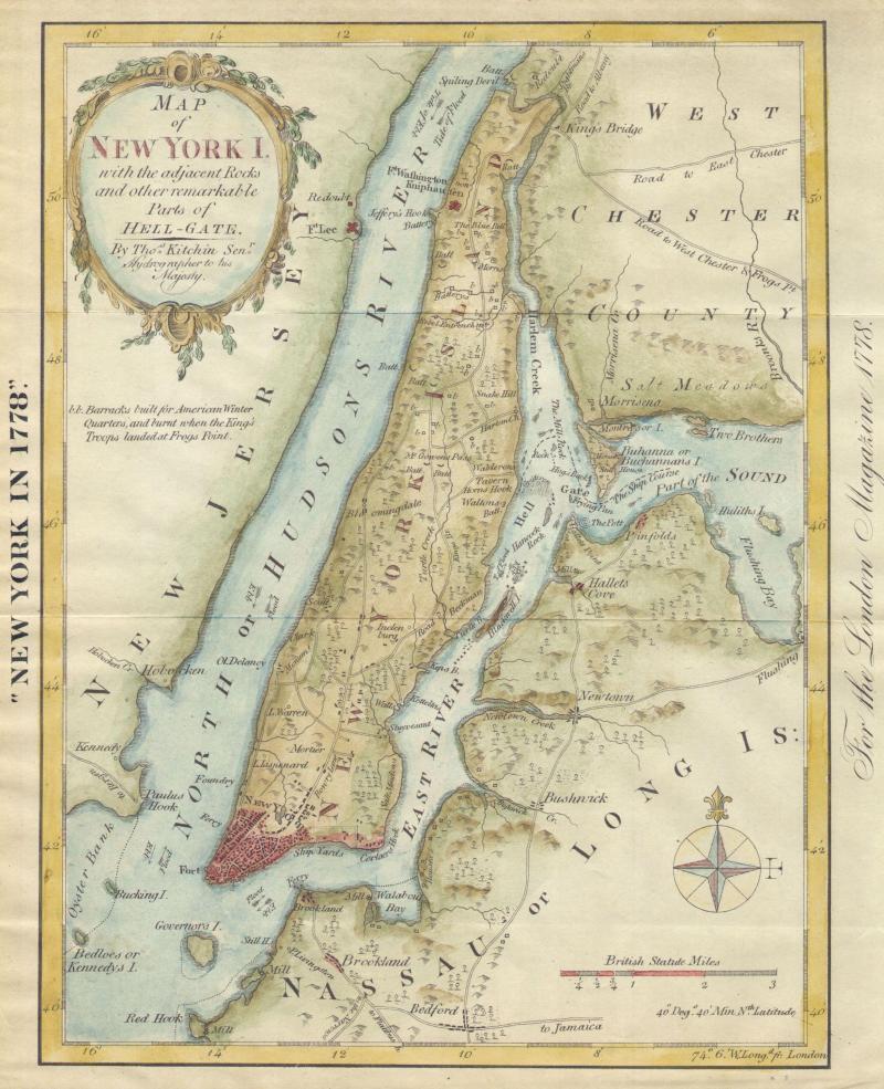 Old New York Map